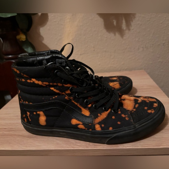 Acid Washed Custom Vans Skate-Hi’s - Picture 3 of 5
